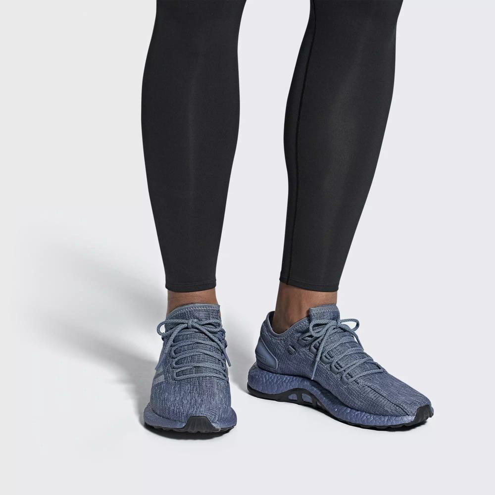 Adidas Pureboost Tenis Para Correr Azules Para Hombre (MX-53678)